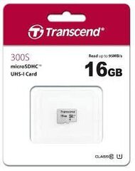 Transcend SD300S, 16 ГБ цена и информация | Карты памяти | kaup24.ee