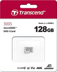 Transcend SD300S, 128 ГБ цена и информация | Карты памяти | kaup24.ee