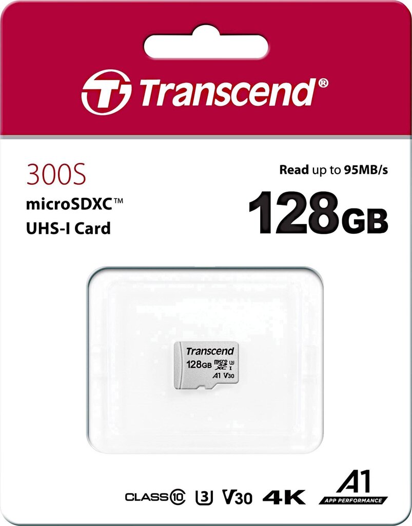 Transcend SD300S, 128GB hind ja info | Mobiiltelefonide mälukaardid | kaup24.ee