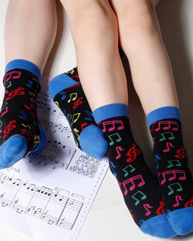 MUSIC kirjud sokid lastele hind ja info | Tüdrukute sukkpüksid ja sokid | kaup24.ee