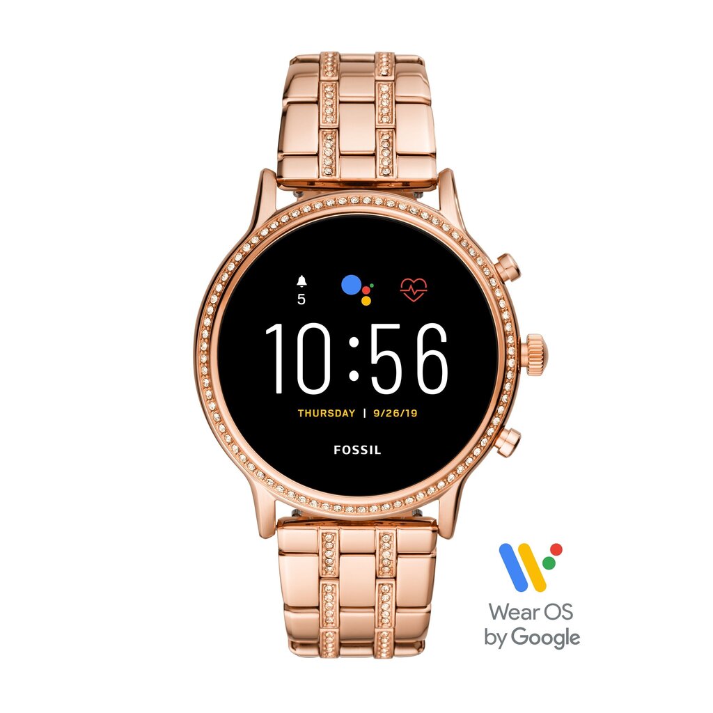 Fossil Gen 5 Julianna HR FTW6035 Rose Gold Tone цена и информация | Nutikellad (smartwatch) | kaup24.ee