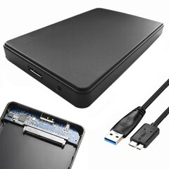 HDD/SSD korpus Perfee, 2.5'' USB 3.0 SATA hind ja info | Välised kõvakettad (SSD, HDD) | kaup24.ee