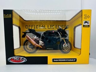 MSZ metallist mudelmootorratas Honda CBR1000RR-R Fireblade SP, skaala 1:12 hind ja info | Liivakastid, liiv ja mänguasjad | kaup24.ee