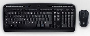 Беспроводная клавиатура и мышь Logitech Combo MK330, Черная цена и информация | Клавиатуры | kaup24.ee