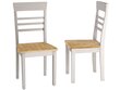 2-tooli komplekt Notio Living Marilyn, valge hind ja info | Söögilaua toolid, köögitoolid | kaup24.ee