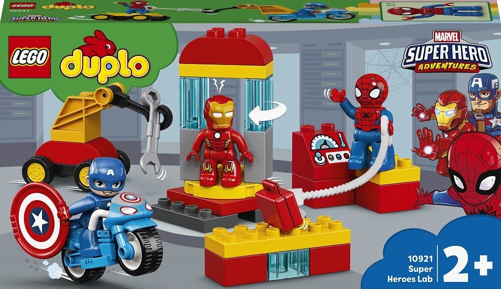 10921 LEGO® DUPLO Superkangelaste labor hind ja info | Klotsid ja konstruktorid | kaup24.ee