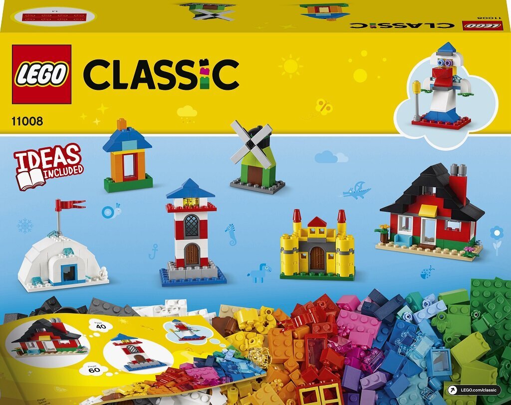 11008 LEGO® Classic Klotsid ja majakesed hind ja info | Klotsid ja konstruktorid | kaup24.ee