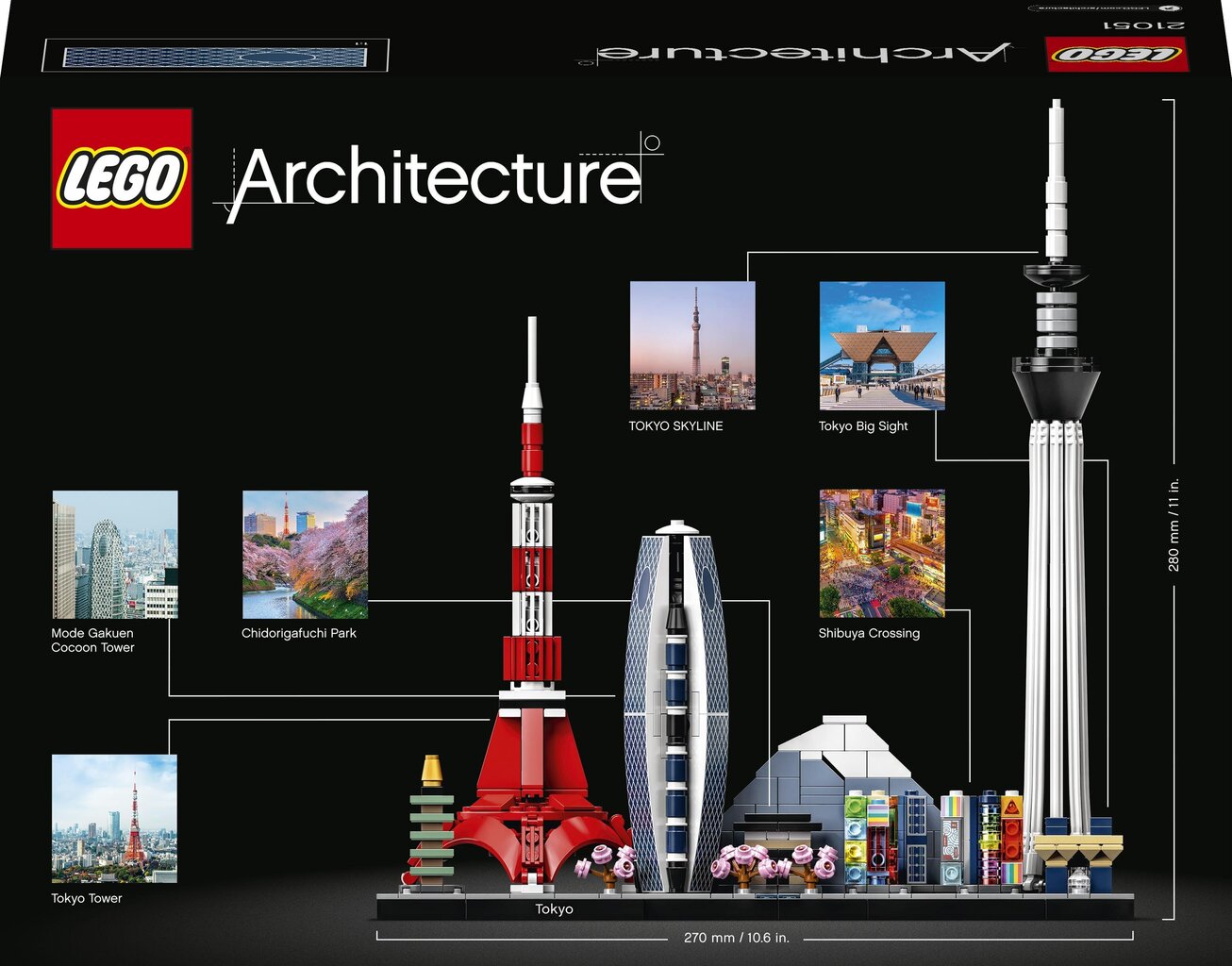 21051 LEGO® Architecture Tokyo цена и информация | Klotsid ja konstruktorid | kaup24.ee