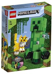 21156 LEGO® Minecraft BigFig Creeper BigFig с Оцелотом цена и информация | Конструкторы и кубики | kaup24.ee