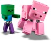 21157 LEGO® Minecraft Siga koos zombiga цена и информация | Klotsid ja konstruktorid | kaup24.ee