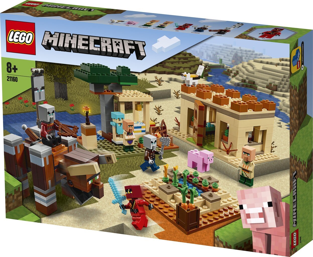 21160 LEGO® Minecraft Kurikaelte rünnak hind ja info | Klotsid ja konstruktorid | kaup24.ee