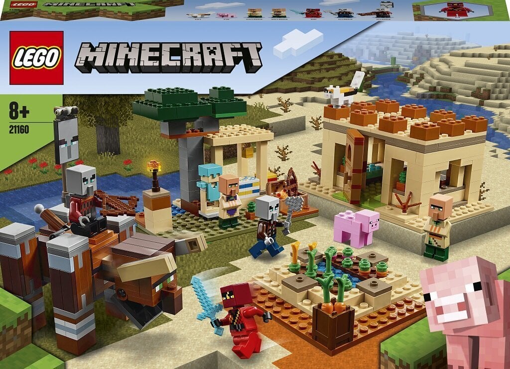 21160 LEGO® Minecraft Kurikaelte rünnak цена и информация | Klotsid ja konstruktorid | kaup24.ee