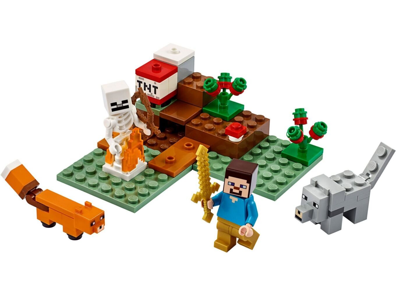 21162 LEGO® Minecraft Taiga seiklus hind ja info | Klotsid ja konstruktorid | kaup24.ee