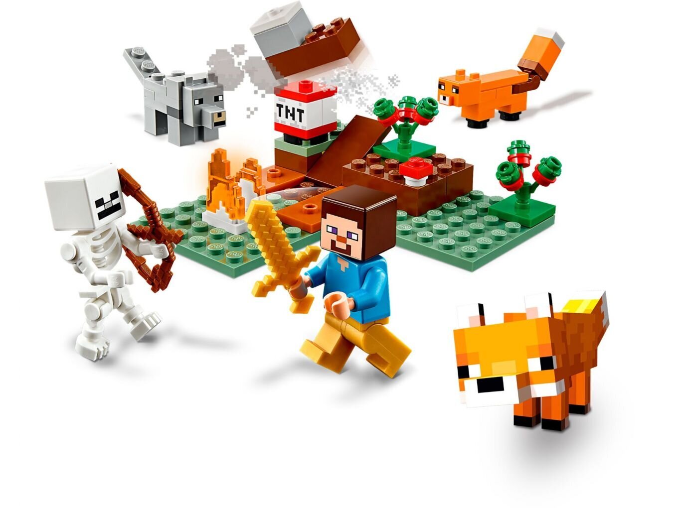 21162 LEGO® Minecraft Taiga seiklus hind ja info | Klotsid ja konstruktorid | kaup24.ee