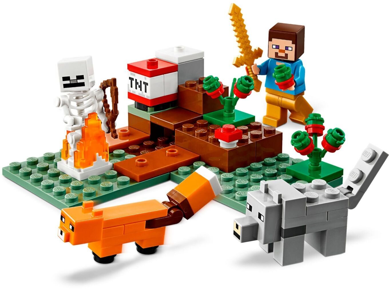 21162 LEGO® Minecraft Taiga seiklus hind ja info | Klotsid ja konstruktorid | kaup24.ee