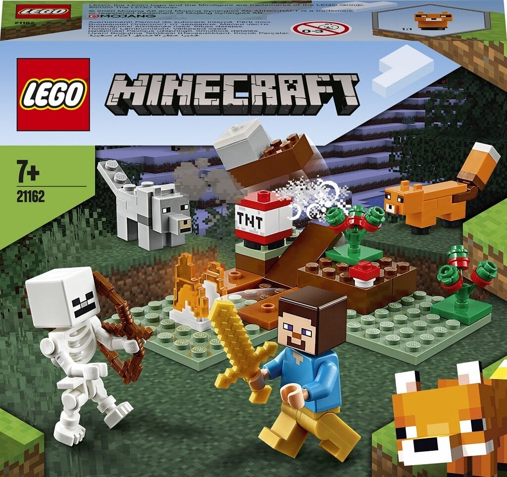 21162 LEGO® Minecraft Taiga seiklus цена и информация | Klotsid ja konstruktorid | kaup24.ee