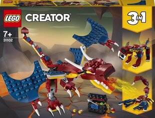 31102 LEGO® Creator Огненый Дракон цена и информация | Конструкторы и кубики | kaup24.ee