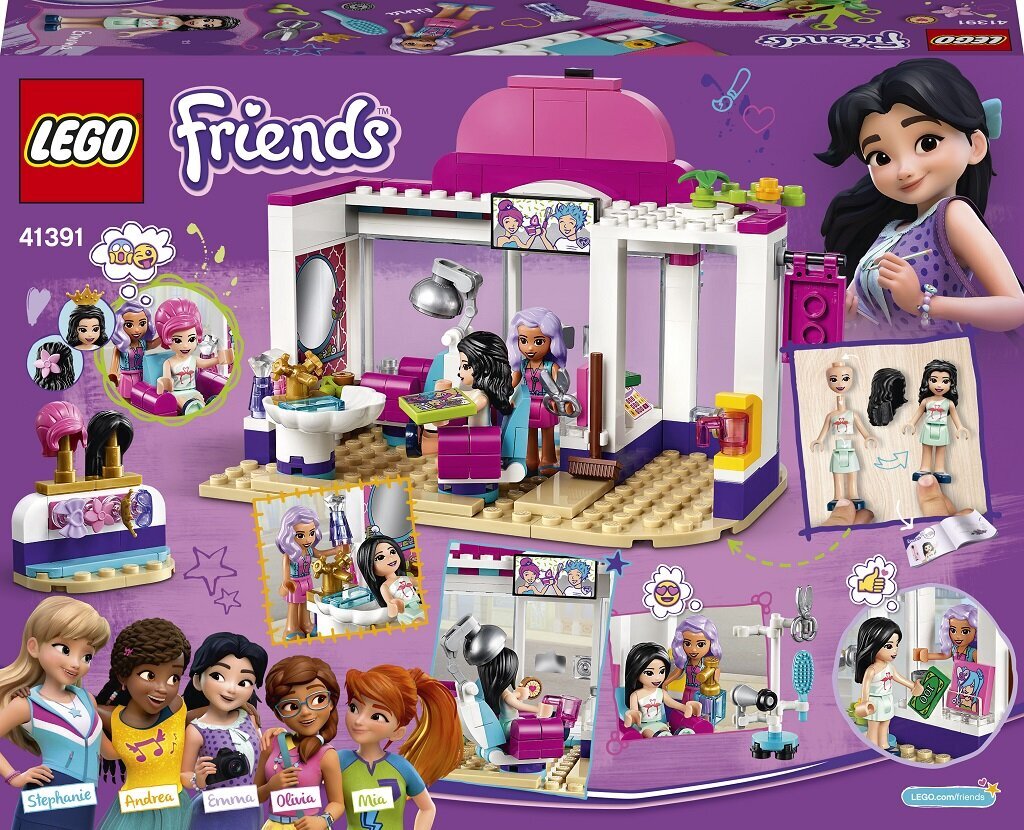 41391 LEGO® Friends Heartlake'i linna juuksurisalong hind ja info | Klotsid ja konstruktorid | kaup24.ee
