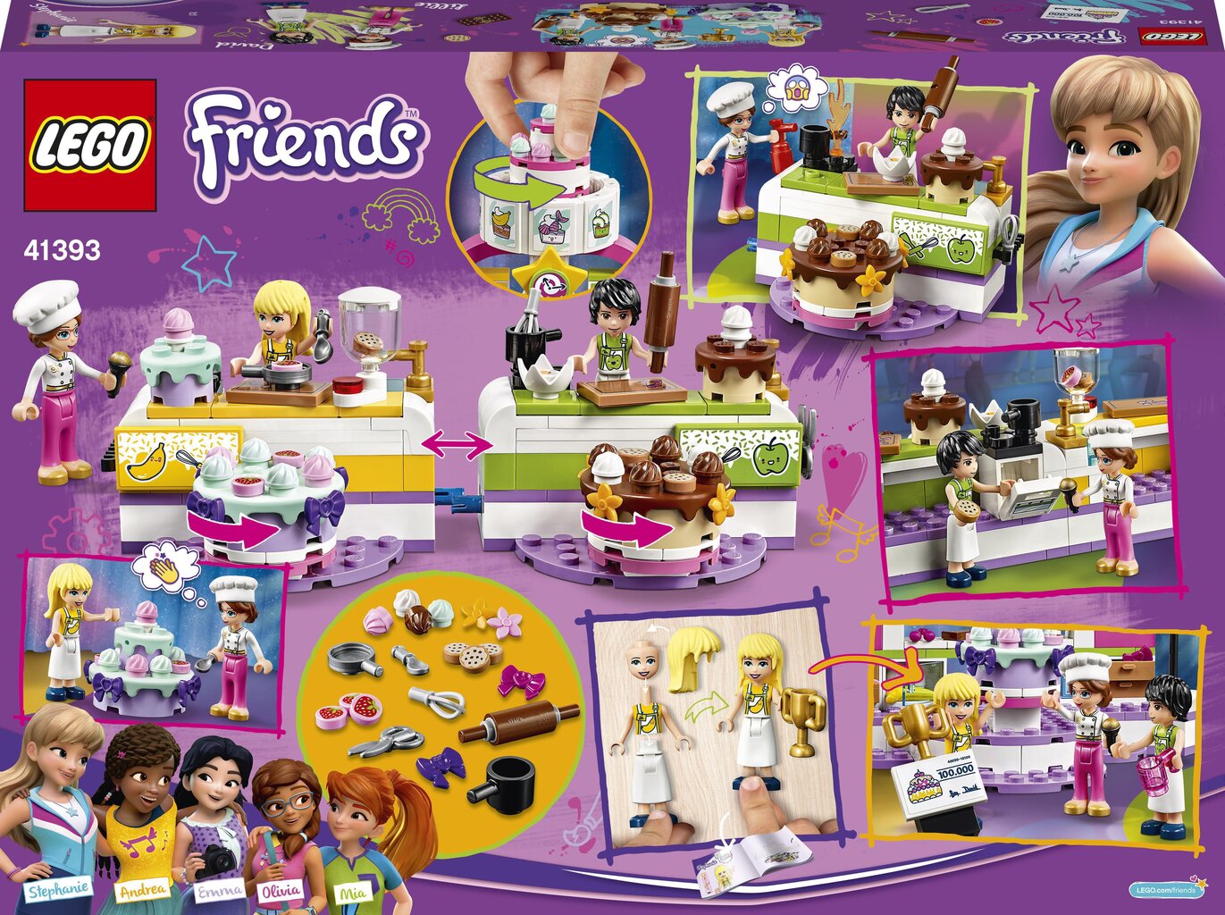 41393 LEGO® Friends Küpsetamisvõistlus цена и информация | Klotsid ja konstruktorid | kaup24.ee