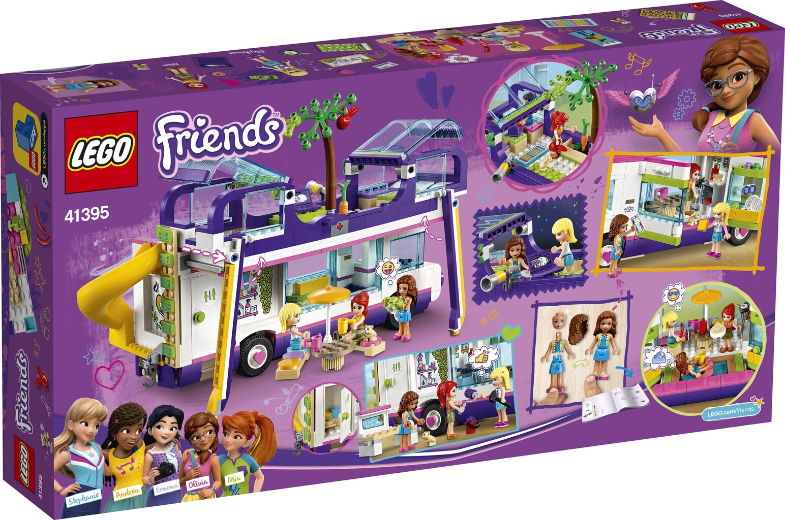 41395 LEGO® Friends Sõpruse buss hind ja info | Klotsid ja konstruktorid | kaup24.ee