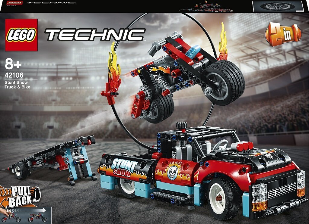 42106 LEGO® Technic Trikimaastur ja -mootoratas цена и информация | Klotsid ja konstruktorid | kaup24.ee