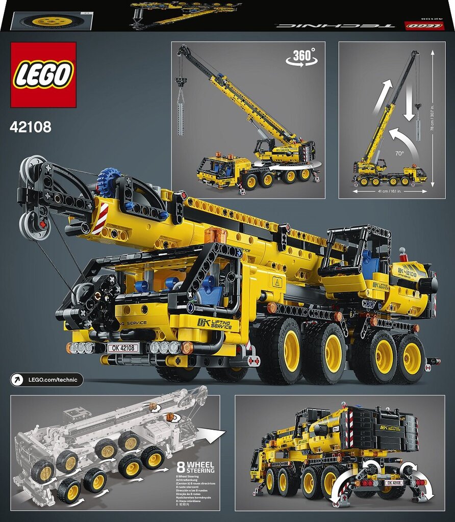 42108 LEGO® Technic Autokraana цена и информация | Klotsid ja konstruktorid | kaup24.ee