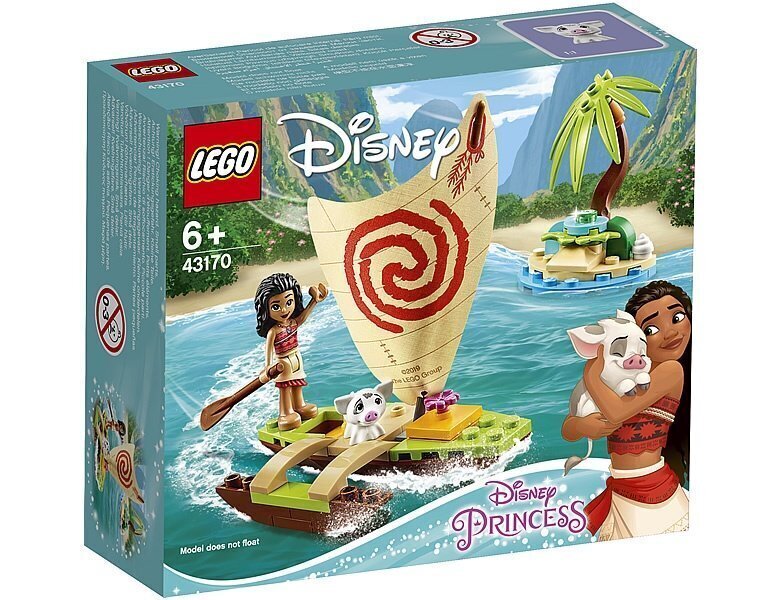 43170 LEGO® | Disney Princess Moana seiklused ookeanis hind ja info | Klotsid ja konstruktorid | kaup24.ee