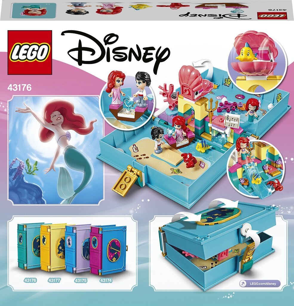 43176 LEGO® | Disney Princess Arieli seiklusraamat цена и информация | Klotsid ja konstruktorid | kaup24.ee