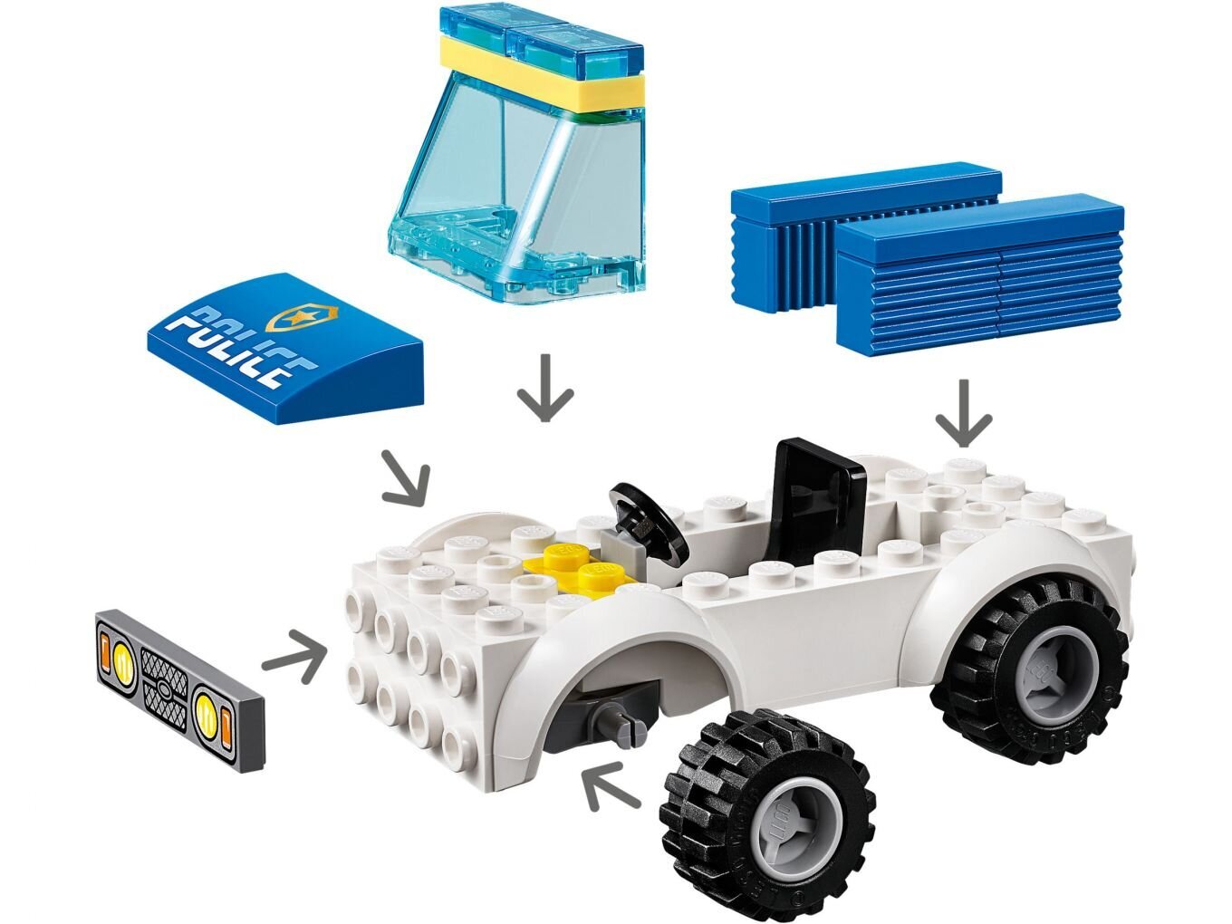 60241 LEGO® City Politseikoerte üksus hind ja info | Klotsid ja konstruktorid | kaup24.ee