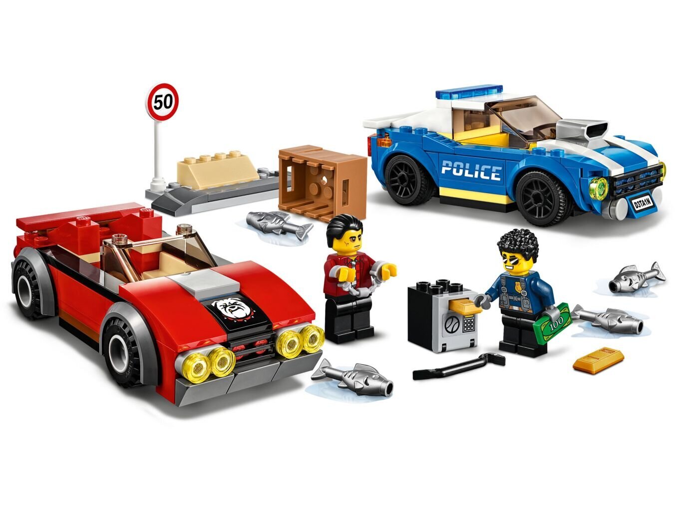 60242 LEGO® City Police Полицейское задержание на шоссе цена | kaup24.ee