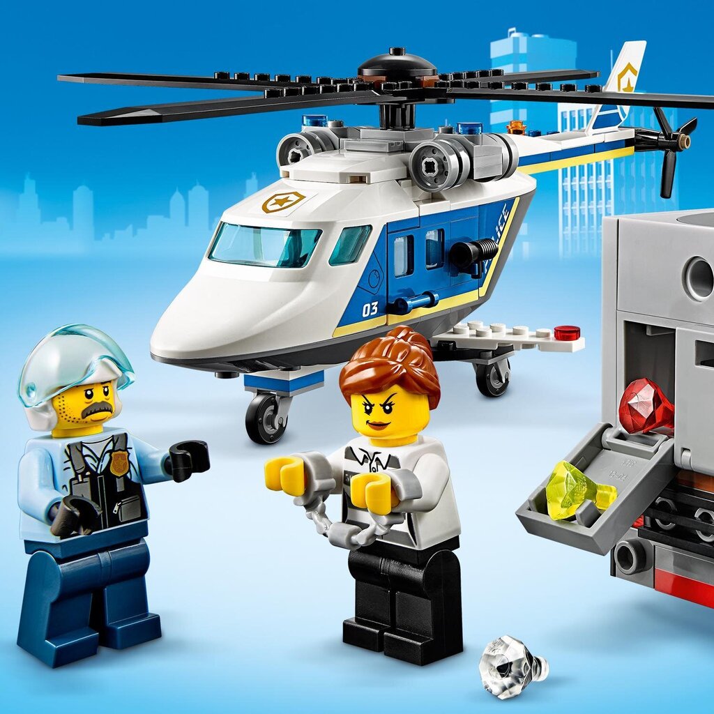 60243 LEGO® City Politseihelikopteri tagaajamine цена и информация | Klotsid ja konstruktorid | kaup24.ee