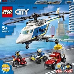 60243 LEGO® City Politseihelikopteri tagaajamine цена и информация | Конструкторы и кубики | kaup24.ee
