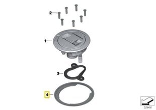 BMW K21 K22 K23 K32 K33 K42 K46 Kaanerõngas Kütuse täitekorki originaal 16117681038 hind ja info | Lisaseadmed | kaup24.ee