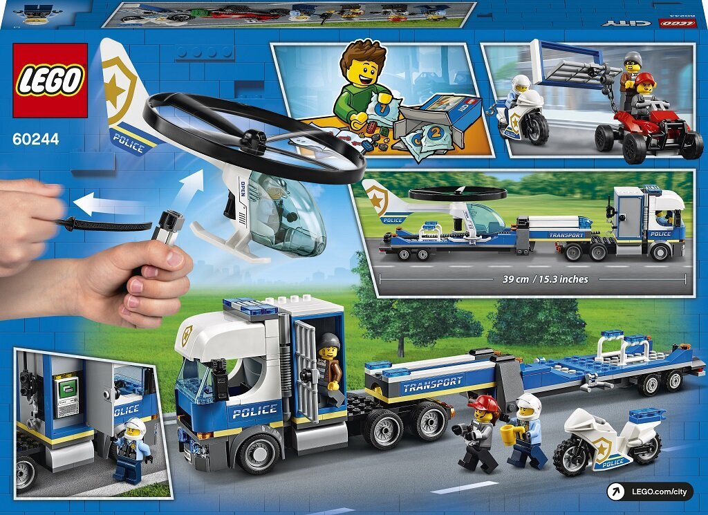 60244 LEGO® City Politsei transpordihelikopter цена и информация | Klotsid ja konstruktorid | kaup24.ee