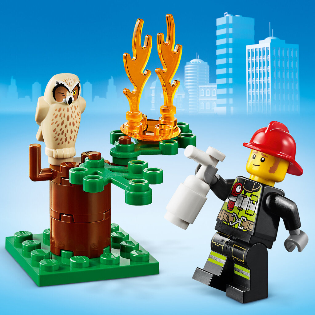 60247 LEGO® City Fire Metsatulekahju цена и информация | Klotsid ja konstruktorid | kaup24.ee