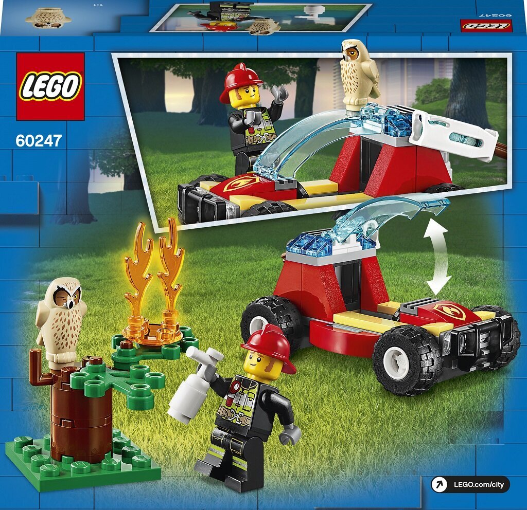 60247 LEGO® City Fire Metsatulekahju hind ja info | Klotsid ja konstruktorid | kaup24.ee