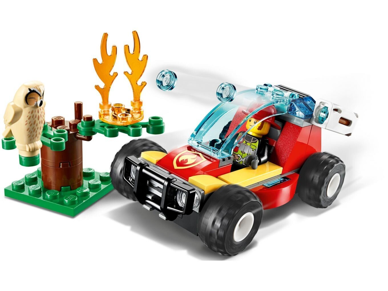 60247 LEGO® City Fire Metsatulekahju цена и информация | Klotsid ja konstruktorid | kaup24.ee
