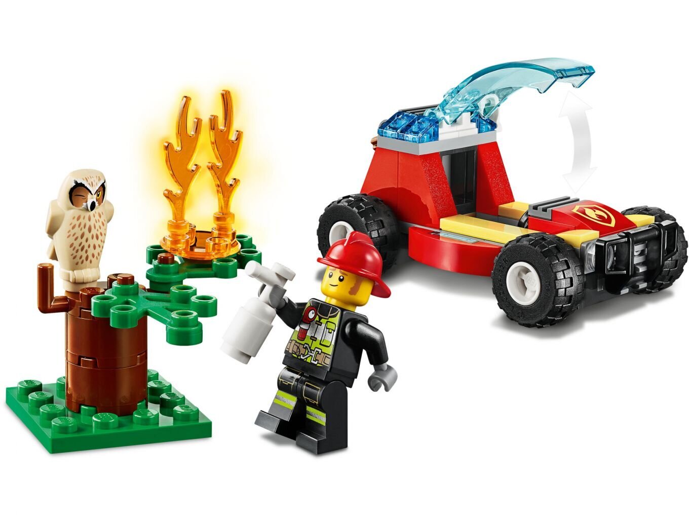 60247 LEGO® City Fire Metsatulekahju hind ja info | Klotsid ja konstruktorid | kaup24.ee