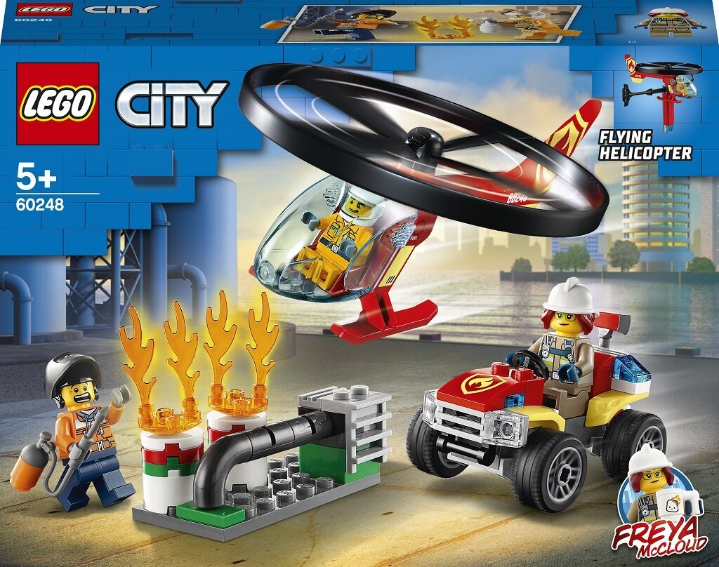 60248 LEGO® City tuletõrjehelikopteri kutse цена и информация | Klotsid ja konstruktorid | kaup24.ee