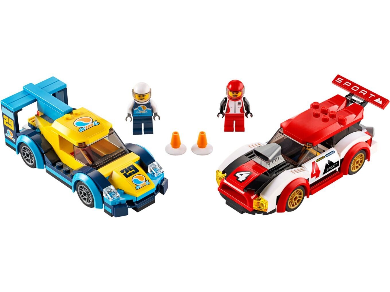 60256 LEGO® City Võidusõiduautod цена и информация | Klotsid ja konstruktorid | kaup24.ee