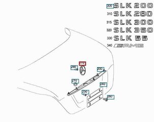 Mercedes Benz Sta Genuine A1717580058 цена и информация | Дополнительные принадлежности | kaup24.ee