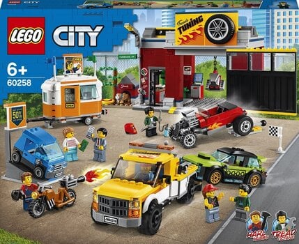 60258 LEGO® City Nitro Wheels Мастерская по усовершенствованию цена и информация | Конструкторы и кубики | kaup24.ee