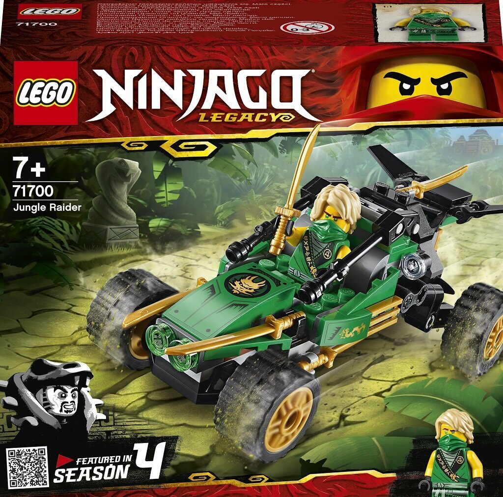 71700 LEGO® NINJAGO Džunglisõiduk цена и информация | Klotsid ja konstruktorid | kaup24.ee