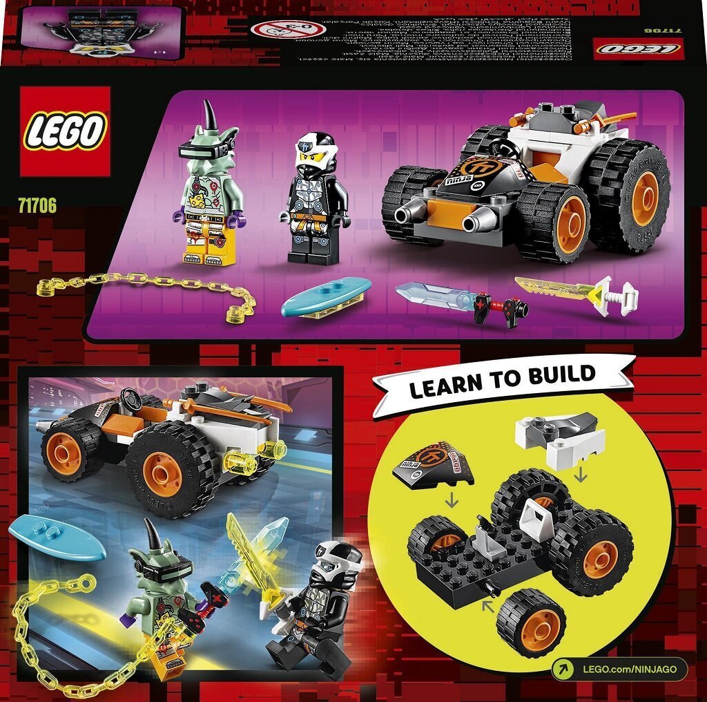 71706 LEGO® NINJAGO Cole‘i kiirauto hind ja info | Klotsid ja konstruktorid | kaup24.ee