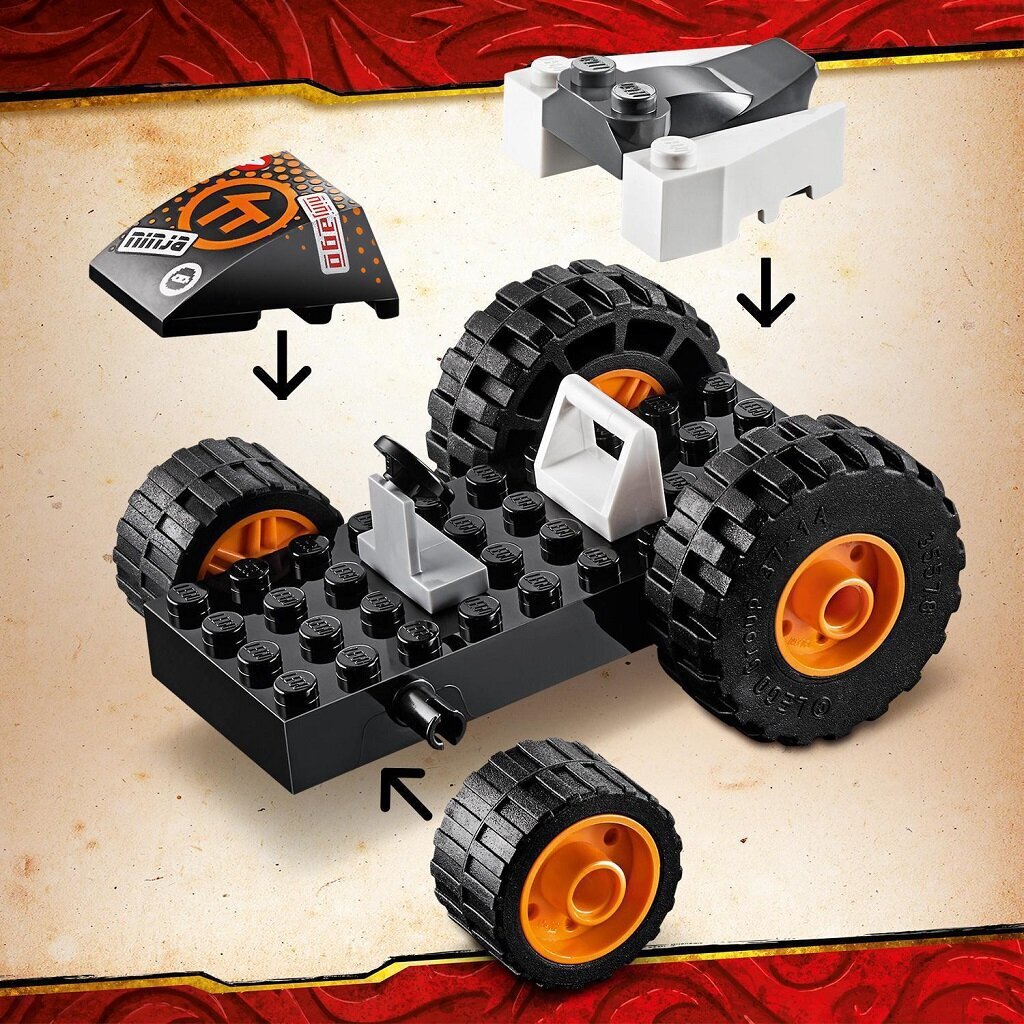 71706 LEGO® NINJAGO Cole‘i kiirauto hind ja info | Klotsid ja konstruktorid | kaup24.ee