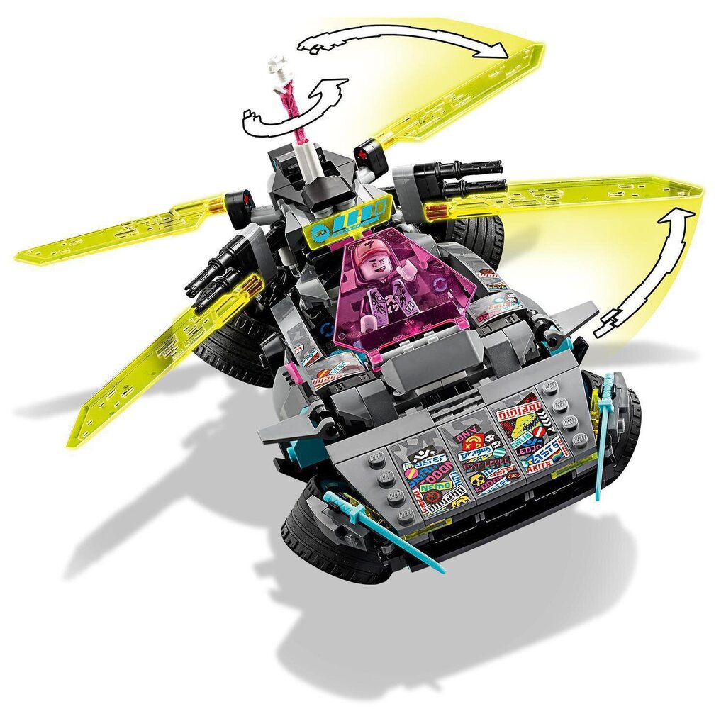 71710 LEGO® NINJAGO Ninja auto hind ja info | Klotsid ja konstruktorid | kaup24.ee