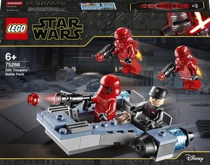 75266 LEGO® Star Wars Sith Warrior lahingukomplekt цена и информация | Конструкторы и кубики | kaup24.ee