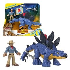 Jurassic World набор Imaginext фигурки Стегозавр + Доктор Грант ZA5097 цена и информация | Атрибутика для игроков | kaup24.ee