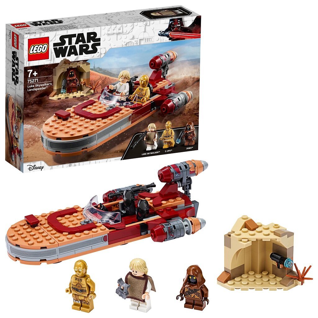 75271 LEGO® Star Wars Luke Skywalker Landspeeder hind ja info | Klotsid ja konstruktorid | kaup24.ee