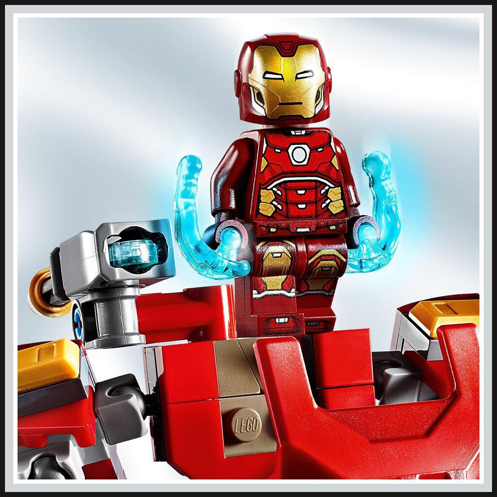 76140 LEGO® Super Heroes Iron Man robot цена и информация | Klotsid ja konstruktorid | kaup24.ee